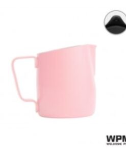 350cc 圓嘴斜口拉花缸 (淺粉紅)