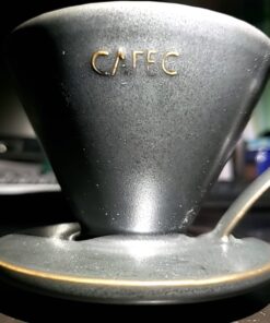 三洋有田燒濾杯 細 黑